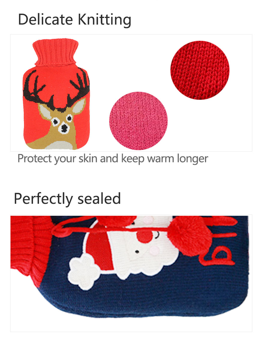 animal hot water bottle cover