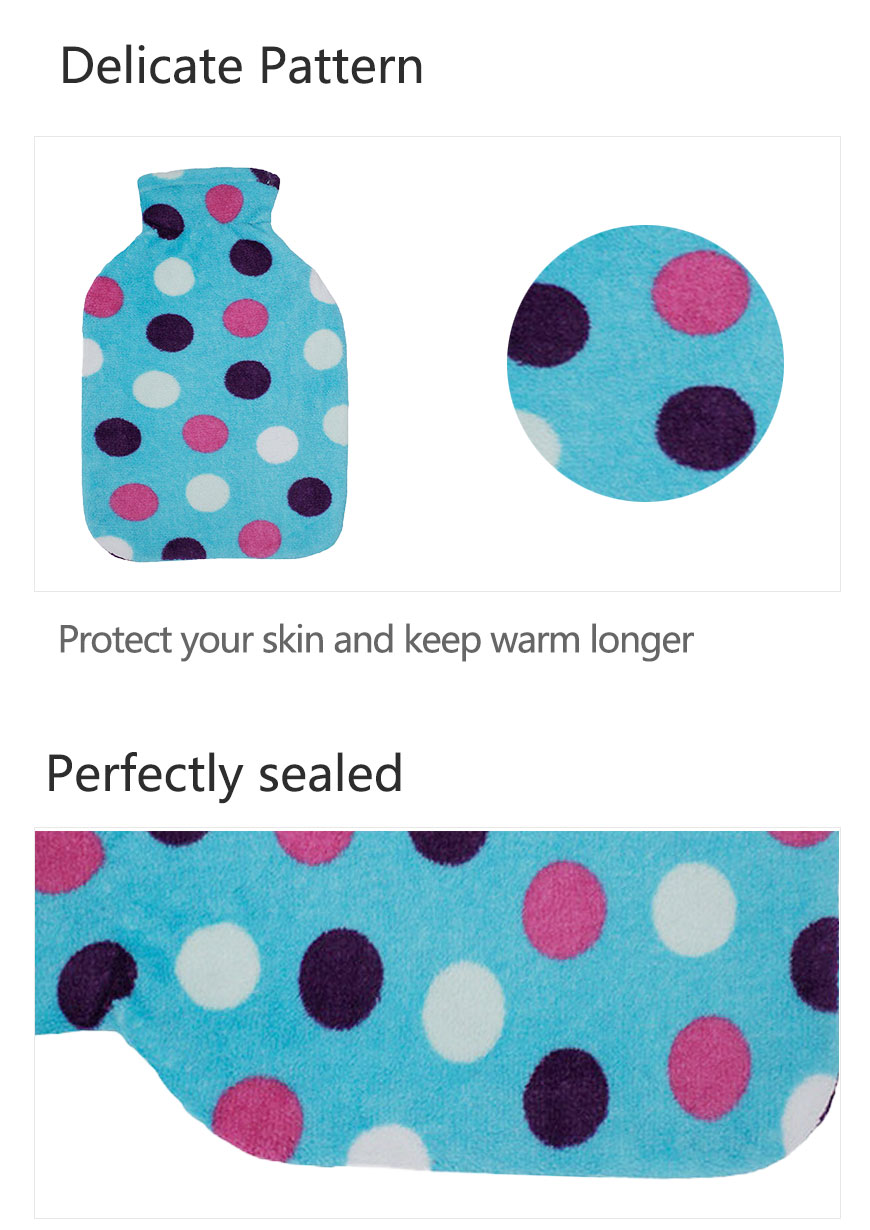 Personalized hot water bottle covers