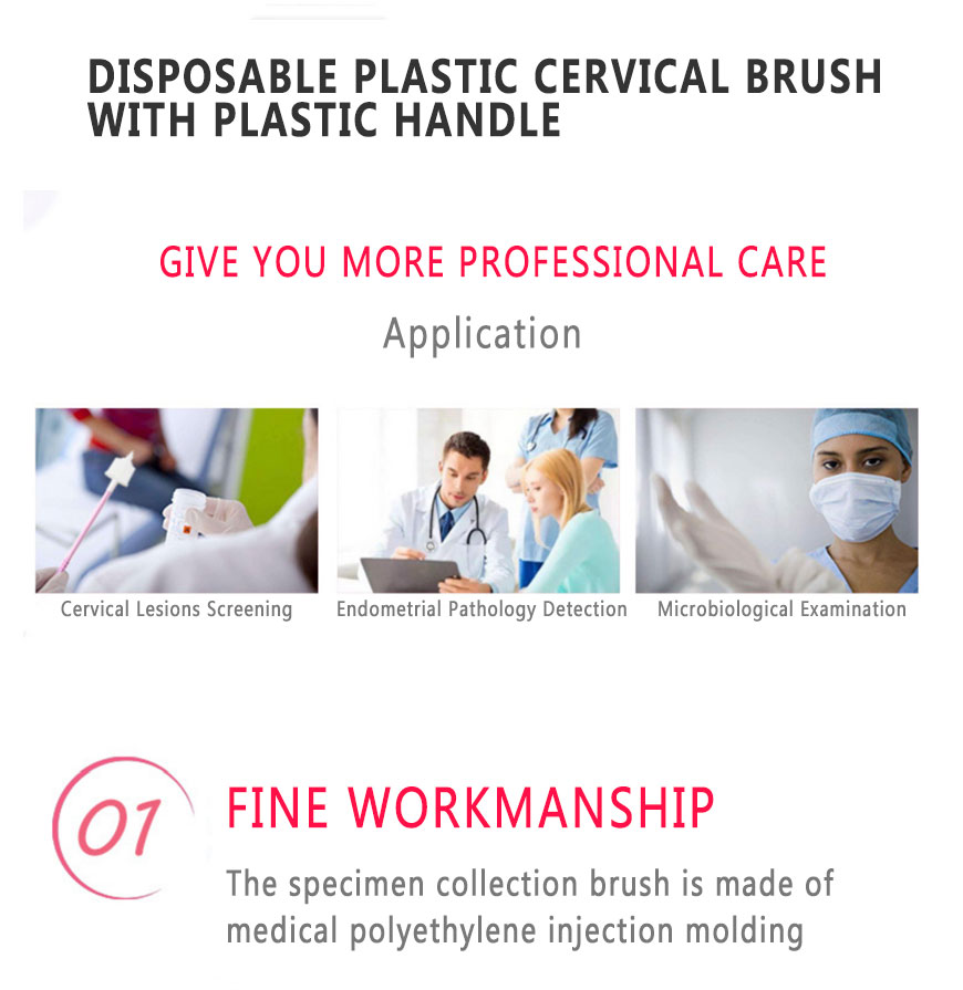 Plastic Cervical Brush