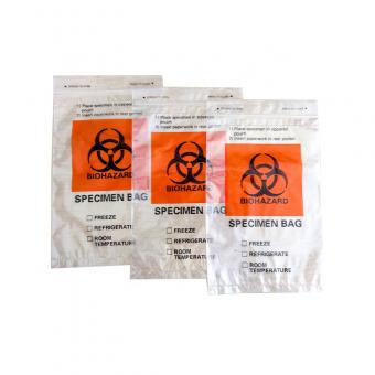 Specimen Plastic Bag Biohazard Bag
