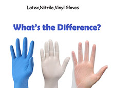 ¿Qué es mejor: guantes de nitrilo, látex o vinilo?